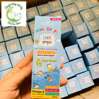 Vitamin DHA Drop Natures Aid Anh - Trẻ từ 3th - 50ml