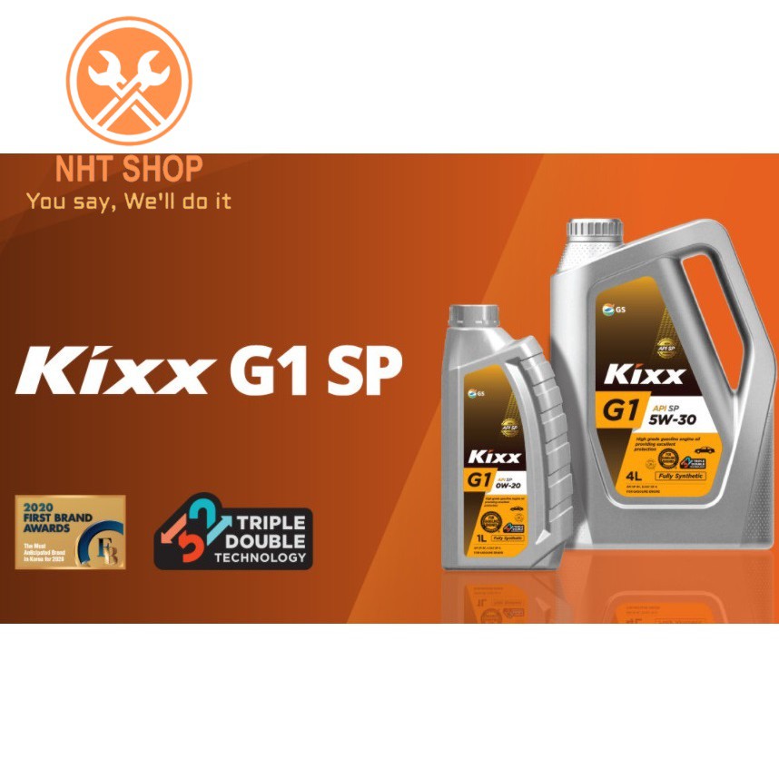 Dầu Nhớt KIXX G1 SP 5W30 | 10W40  4 Lít Thùng Thiếc Cao Cấp – NHT Shop