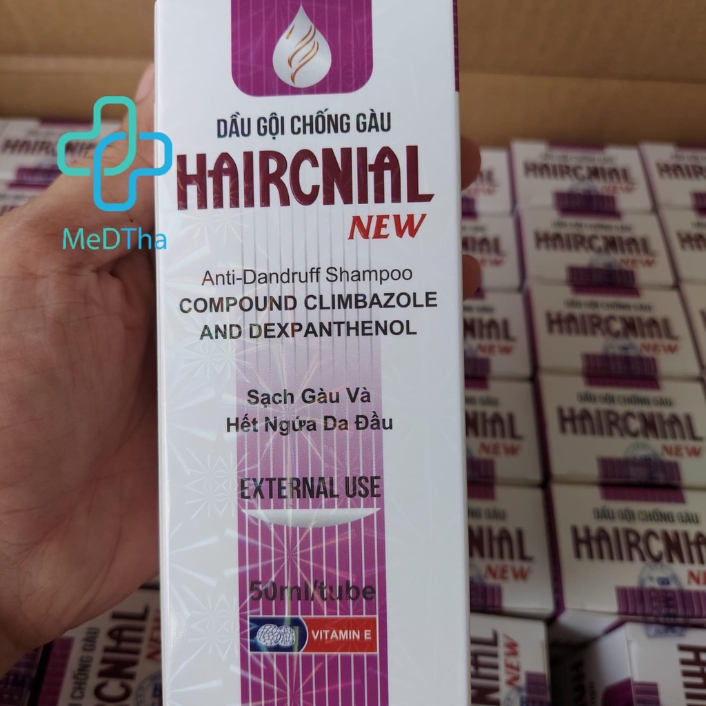 Dầu Gội Sạch Gàu Haircnial New - Giảm Ngứa, Nấm Da Đầu, Chống Gàu, Dưỡng Tóc (Chai 50ml) [Chính Hãng]
