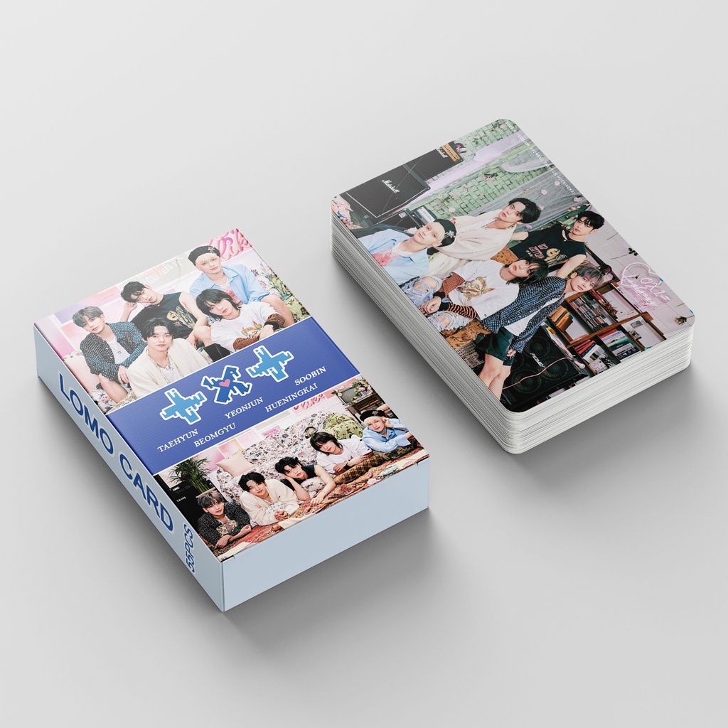 Hộp 55 tấm thẻ ảnh LOMO TXT Chaotic Wonderland độc đáo có thể dùng làm đồ sưu tầm