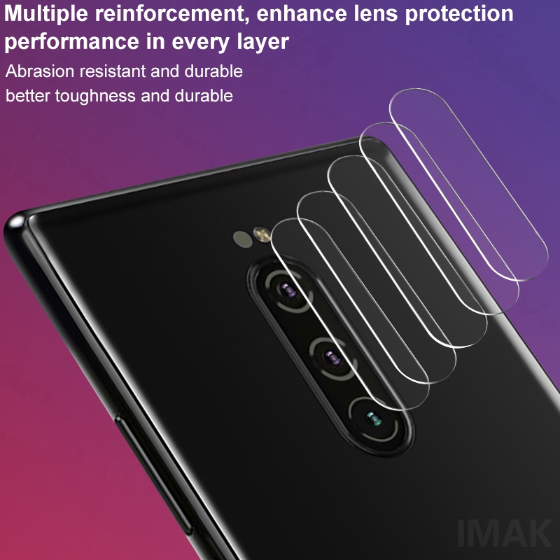 iMak SONY Xperia 1 Dual Sim Camera Lens Film HD Tempered Glass Screen Protector Protective Films