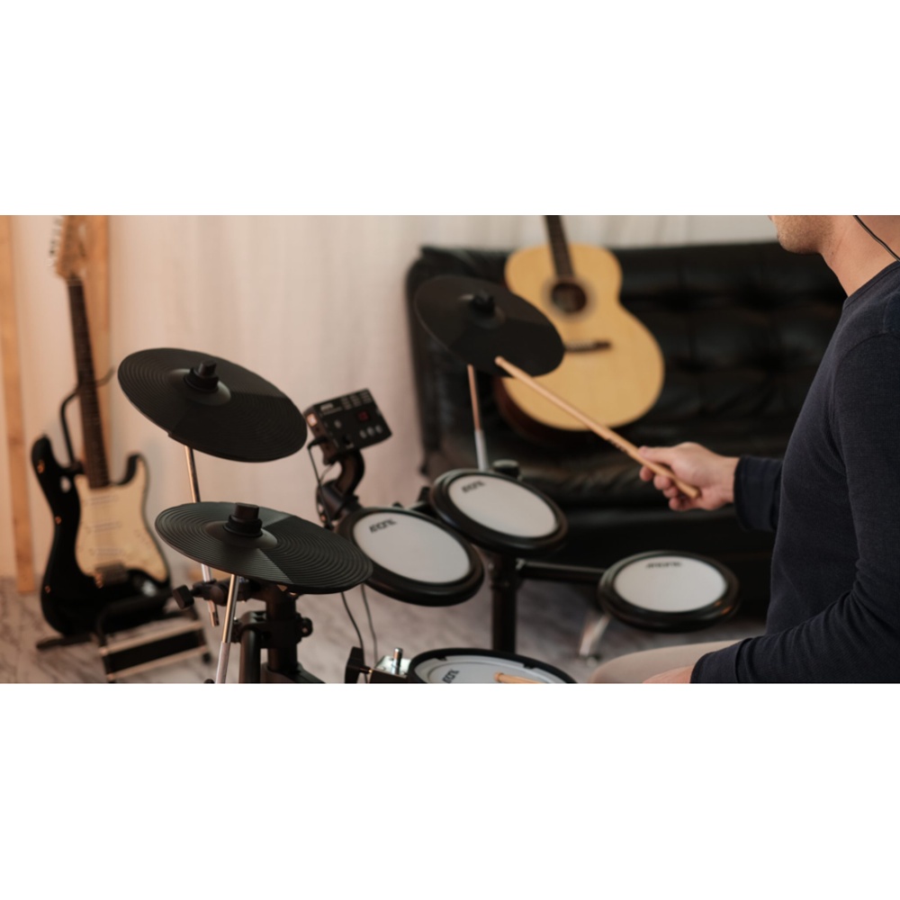 Trống điện tử AROMA TDX-16S - Bản Nâng Cấp Giống Trống Cơ - Bảo Hành 6 Tháng - Tặng Kèm Dùi &amp; Ghế Trống Aroma