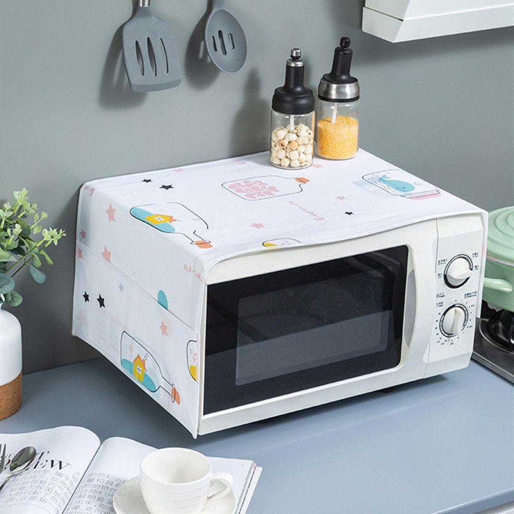 Tấm Phủ Lò Vi Sóng Kèm Túi Đựng In Hoạt Hình Chống Thấm Nước / Dầu Tiện Dụng