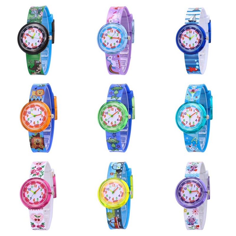 Đồng hồ mặt hình ngựa một sừng dễ thương cho bé gái | BigBuy360 - bigbuy360.vn