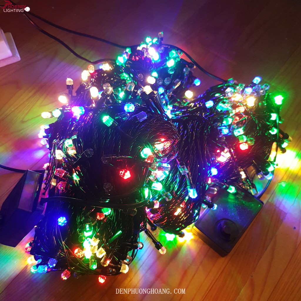 DÂY LED NHÁY KIM CƯƠNG TRANG TRÍ CUỐN CÂY NGOÀI TRỜI DỊP LỄ TẾT, NOEL
