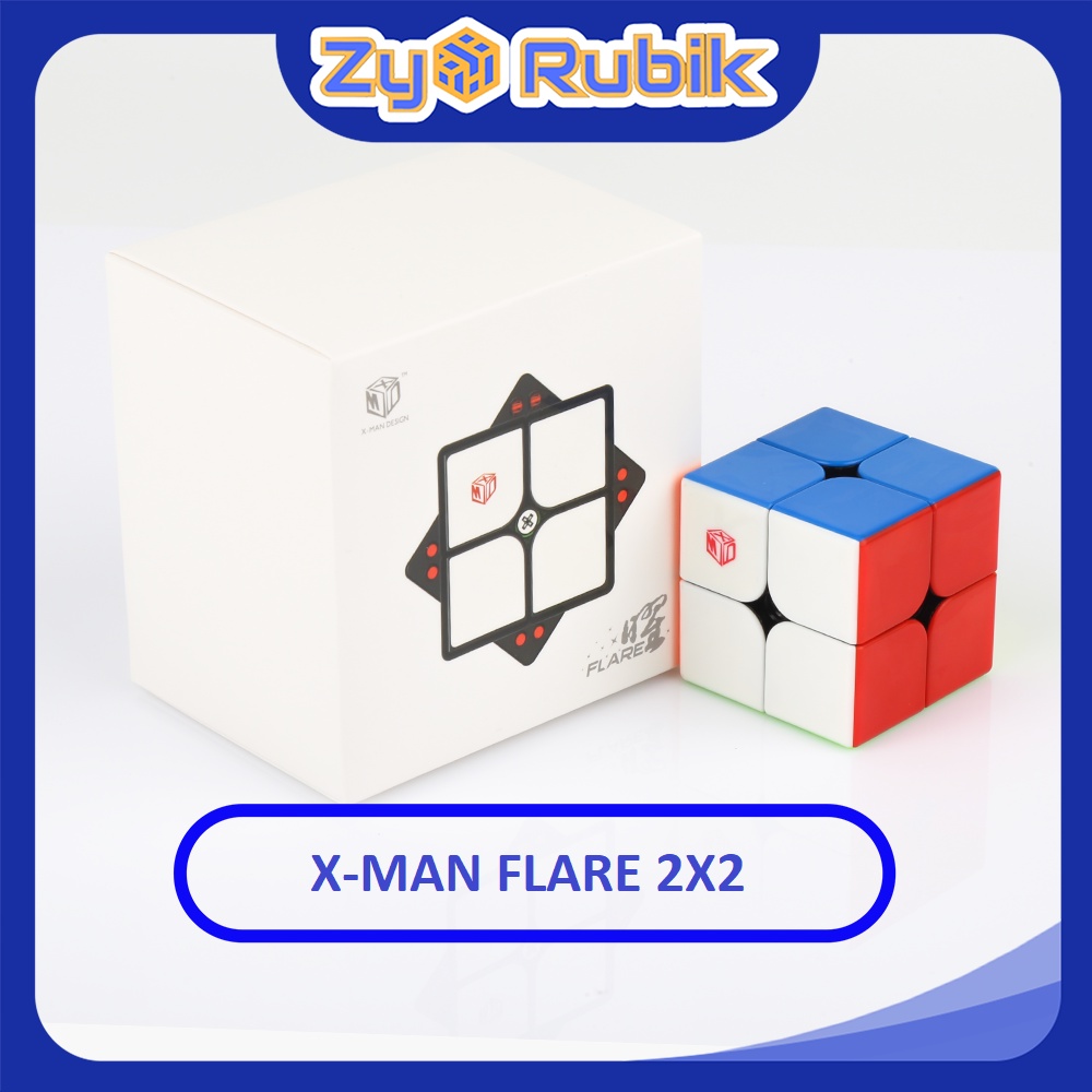 Rubik 2x2 X Man Flare - Đồ Chơi Trí Tuệ Khối Lập Phương 2 Tầng X Man Flare QiYi ( Có Nam Châm ) - Zyo Rubik