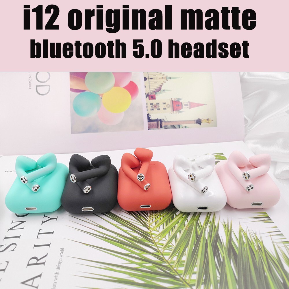 Tai Nghe Mini 12S Kết Nối Bluetooth Không Dây Hỗ Trợ Gọi Điện Với Nhiều Màu Tùy Chọn