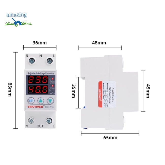 Rờ Le Điện Áp Phủ Kín Và Bảo Vệ Dòng Điện 220V Thông Minh