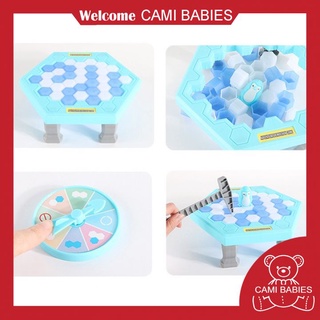 Trò chơi tương tác, bộ đồ chơi phá băng giải cứu chim cánh cụt vui nhộn loại to nhất
