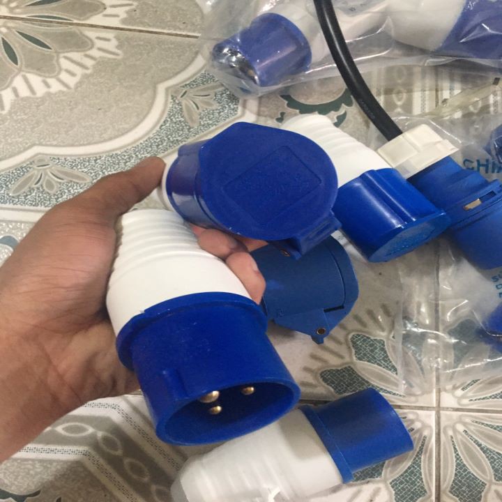 BỘ ổ + phích công nghiệp 3x16A di động ip44
