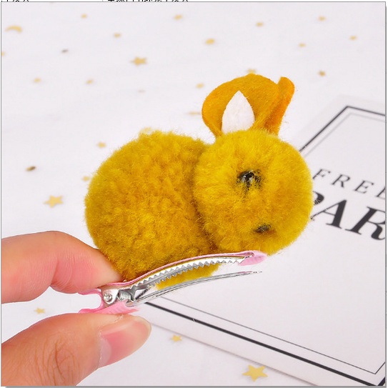 1C Kẹp tóc họa tiết chú thỏ hoạt hình phong cách Hàn Quốc dễ thương cho nữ