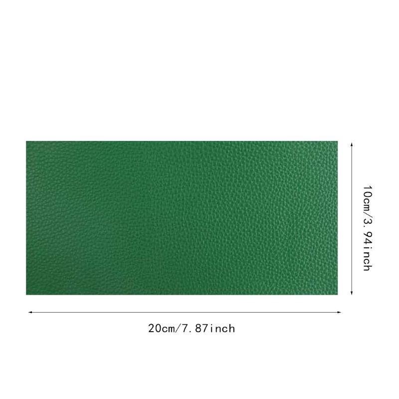 Miếng dán da PU 10x20cm dùng sửa chữa ghế xe hơi/sofa/giường DIY