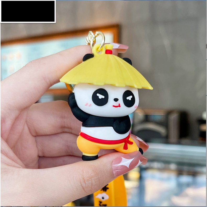 Móc Khóa Cao Cấp Hình Gấu Trúc  Cute phụ kiện Túi Xách dễ thương -Minkey