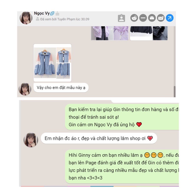 [BẢN MỚI NHẤT] Áo Khoác Dù Phối Màu - hình ảnh Gin tự chụp
