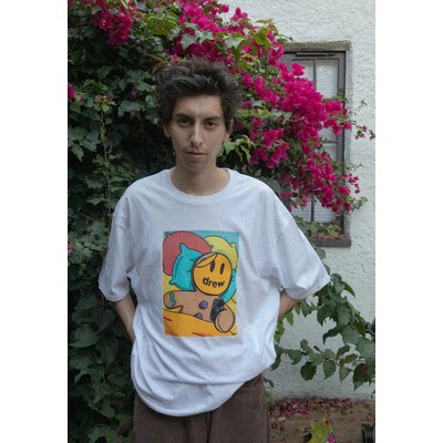 Drew House Justin Bieber with a smiley doll simple T-shirt