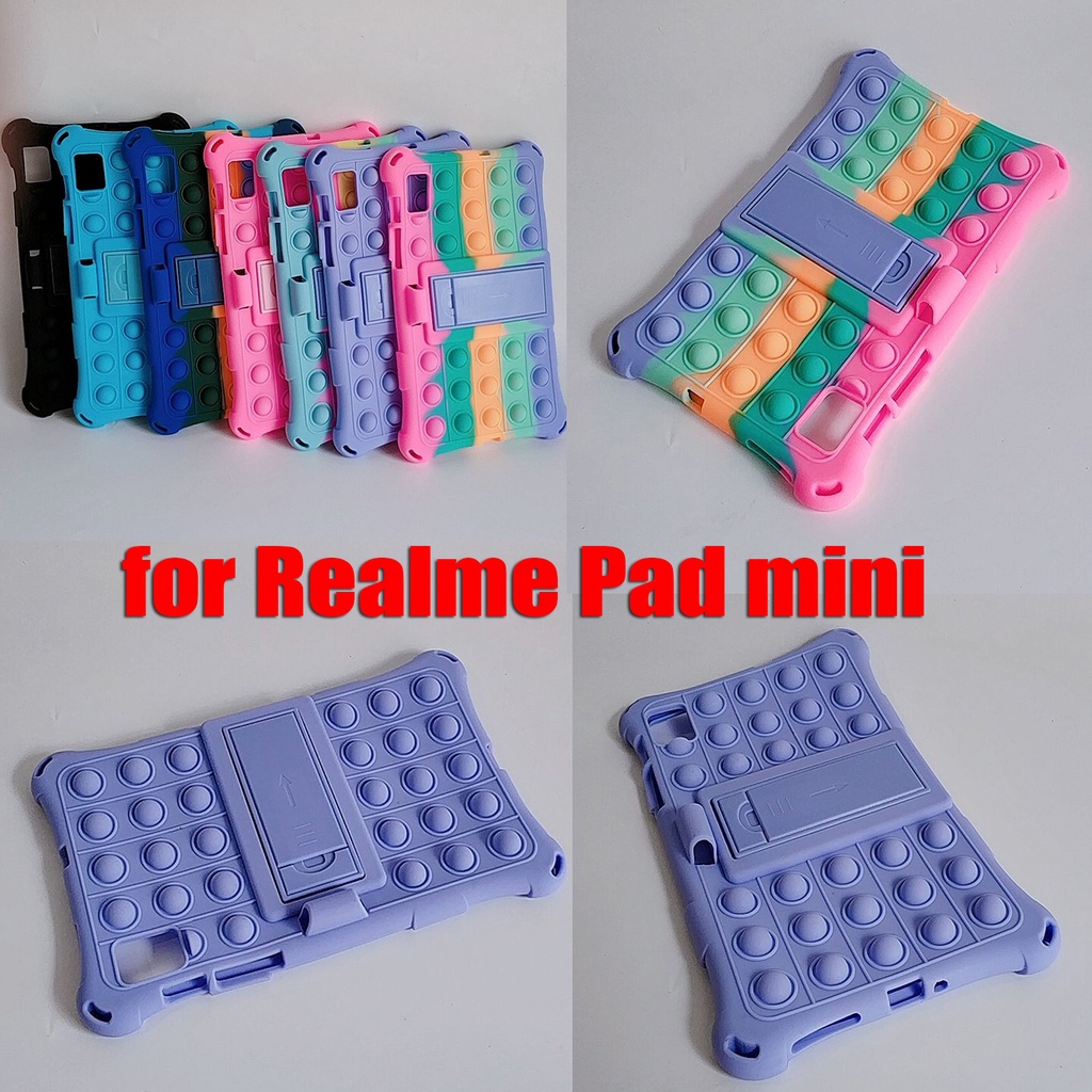 NOKIA Ốp Bảo Vệ Máy Tính Bảng Bằng Silicon Mềm Có Dây Đeo Vai Cho Realme Pad 2021 10.4 "T20 RMP2102 RMP2103 Wi-Fi LTE mini 8.7"