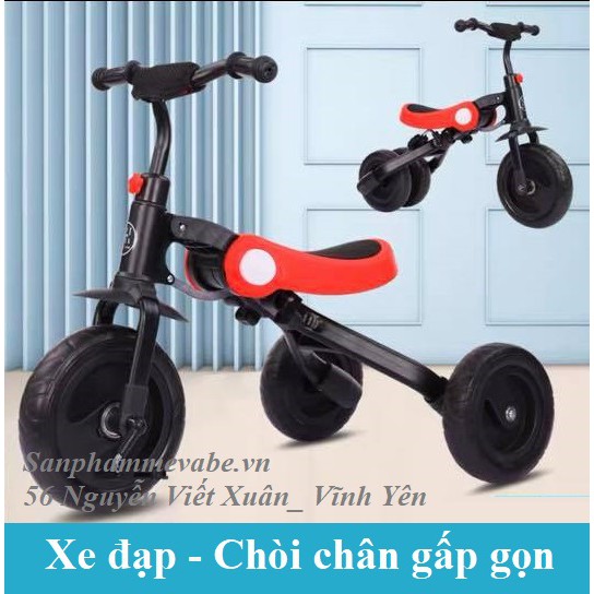 Xe đạp - Chòi chân gấp gọn