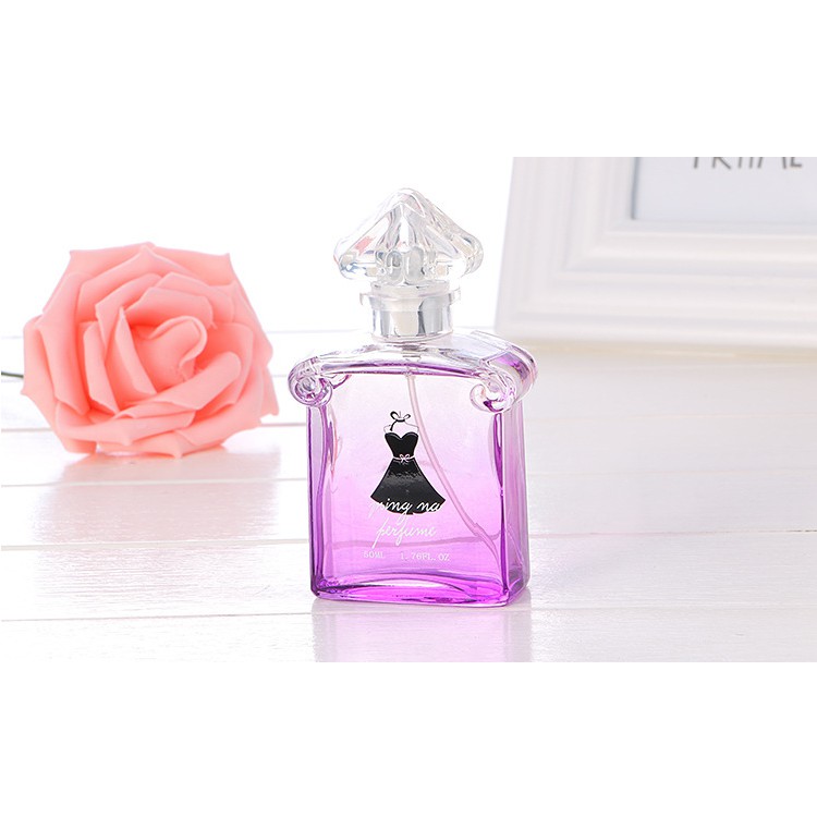 Nước Hoa Hình Chiếc Váy mingna perfume Hương Thơm Ngọt Ngào Quyến Rũ (Chai 50ml)