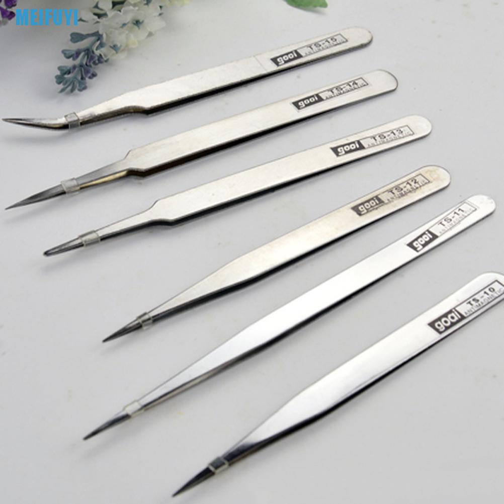 Bộ nhíp sửa chữa bằng thép không gỉ chống tĩnh điện an toàn ESD