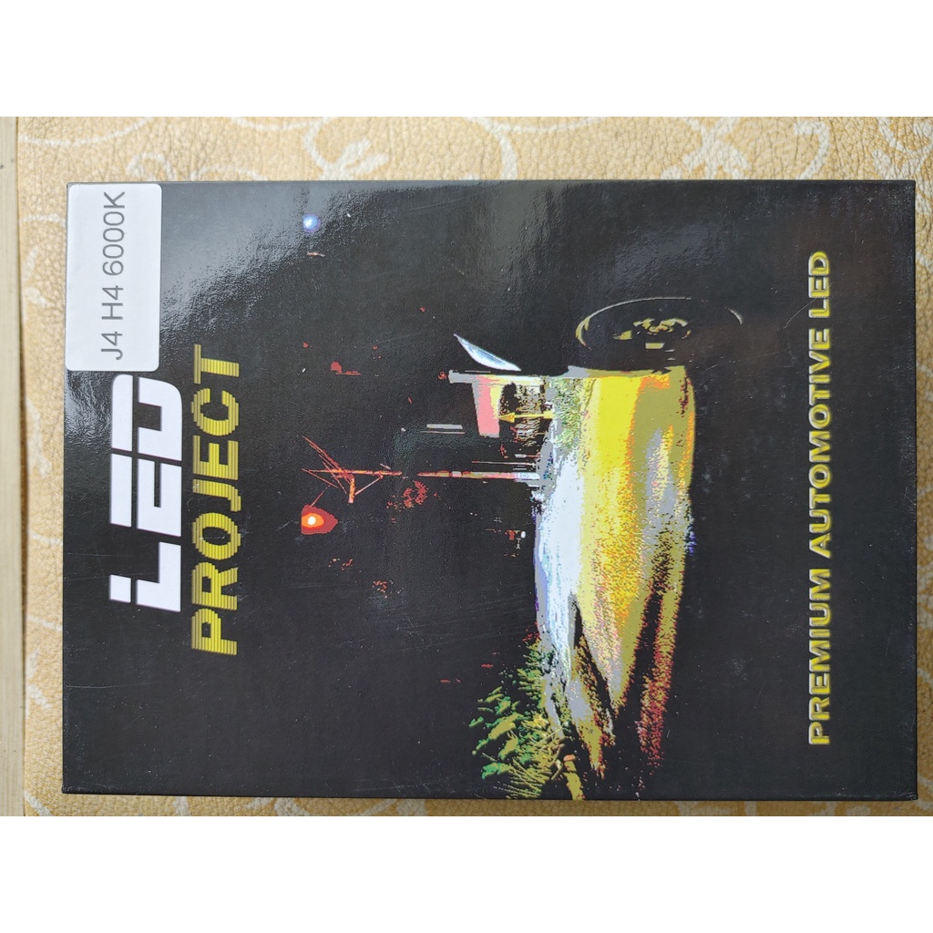 Led pha J4 H4 35w new 2023 chíp 6 tim sáng ngang x10 12v-24v