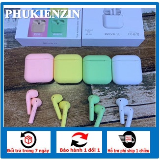 TAI NGHE BLUETOOTH KHÔNG DÂY INPODS 12 CẢM BIẾN VÂN TAY THẾ HỆ MỚI.CHẤT LƯỢNG ÂM THANH TỐT.