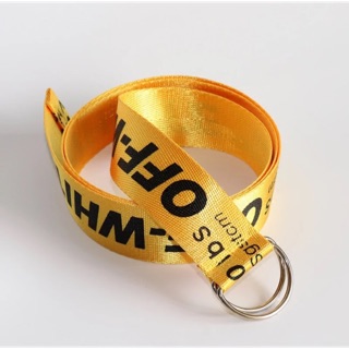Thắt lưng offwhite dây cước bản to (hàng có sẵn)