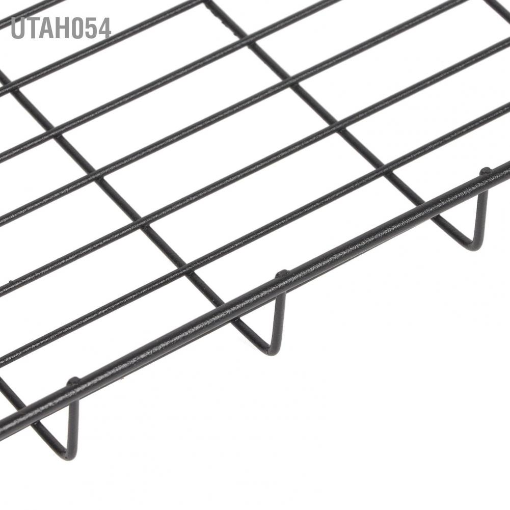 Kệ đựng gia vị 3 tầng bằng sắt màu đen cho nhà bếp