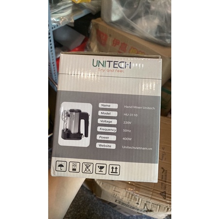 Máy đánh trứng Unitech Đen 400w