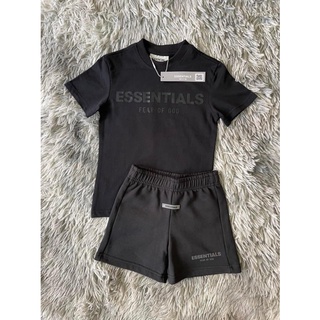Bộ short thể thao ESSENTIALS cao cấp bé trai-MS205