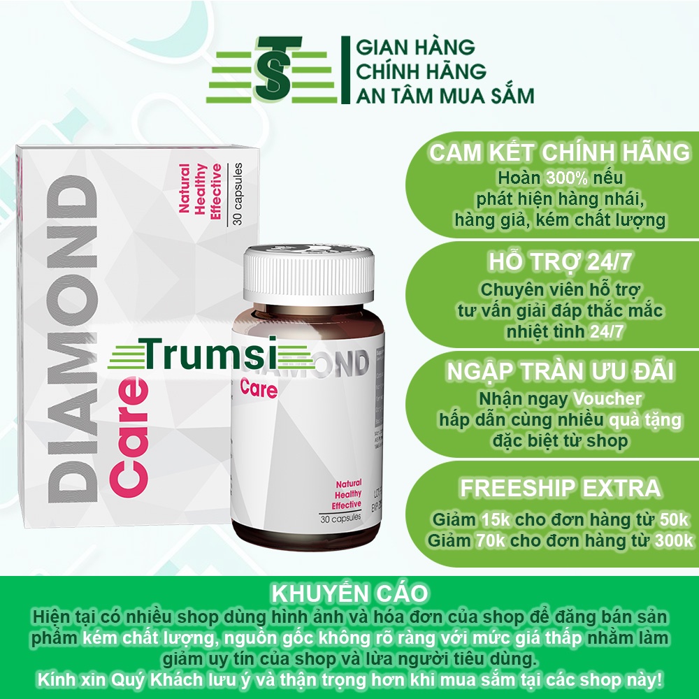 Viên Uống Tăng Cường Sinh Lý Trẻ Hoá Se Khít Và Làm Hồng Diamond Care USA Giúp Tăng Ham Muốn Và Đạt Khoái Cảm Cho Phụ Nữ