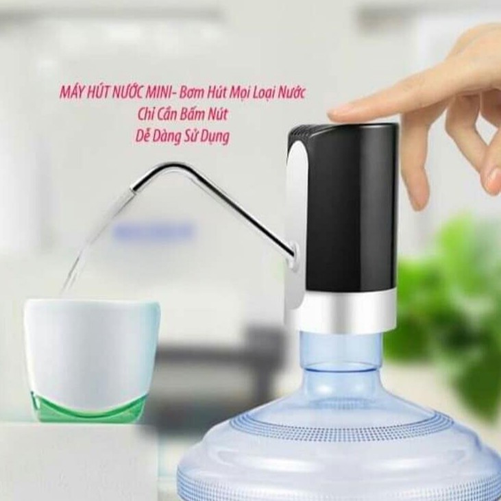 Combo 2 Máy bơm hút nước mini tự động từ bình | Vòi hút xăng bơm rượu tự động thông minh