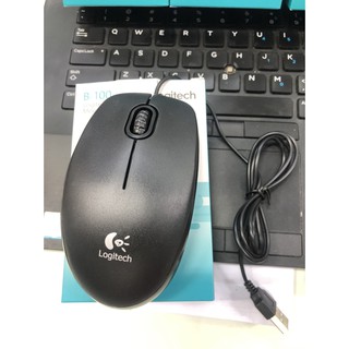 Chuột dây Logitech B100 (Đen)- Mới 100%- Bảo Hành 12 Tháng