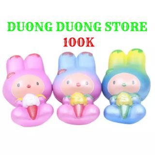 Squishy thỏ melody galaxy