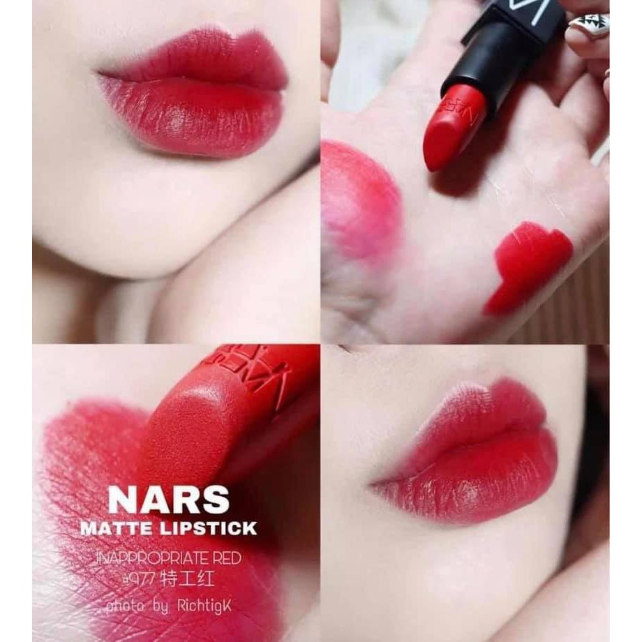 NARS Matte Lipstick Inappropriate Red | epicrally.co.uk