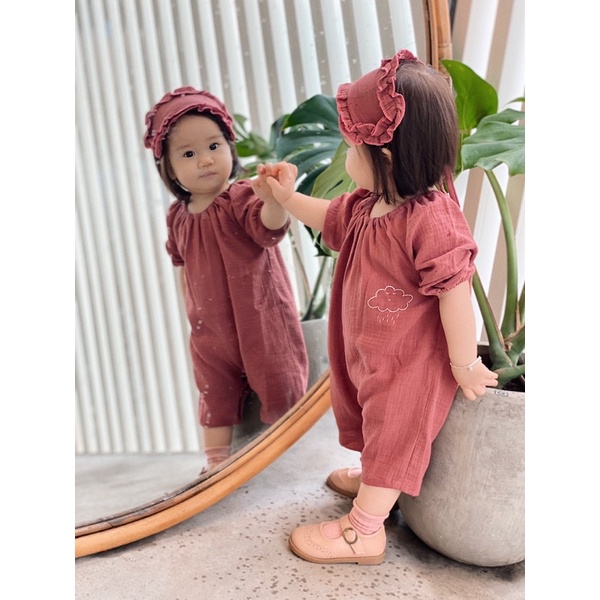 Bộ Áo Liền Quần Cho Bé Mick and Milk 9,10,11,12 Tháng | 1,2 ,3 Tuổi Romper Bé Gái Jumsuit Xinh Xắn