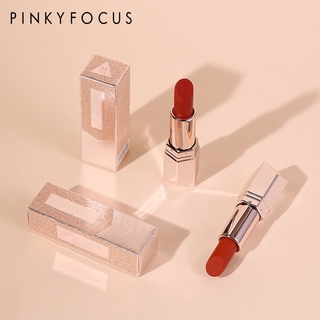 Son lì PINKYFOCUS thỏi hình kim cương pha lê lấp lánh
