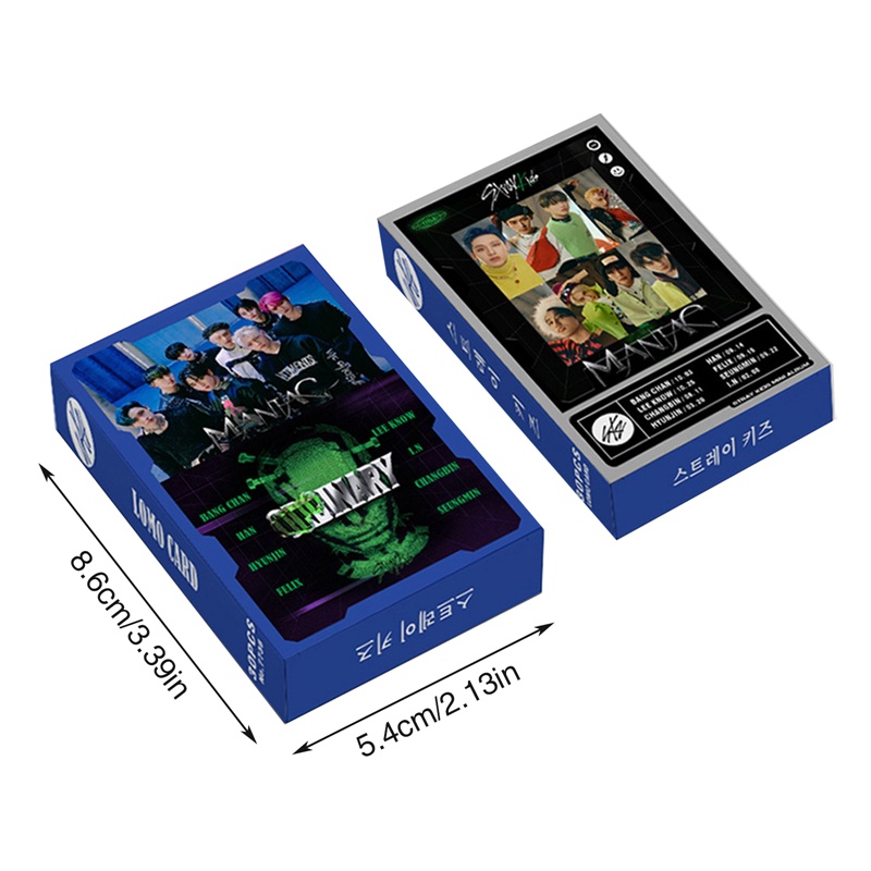 Hộp 30 Ảnh Lomo Card Hai Mặt In Hình Nhóm Nhạc KPOP STRAYKIDS got7 F4-thailand
