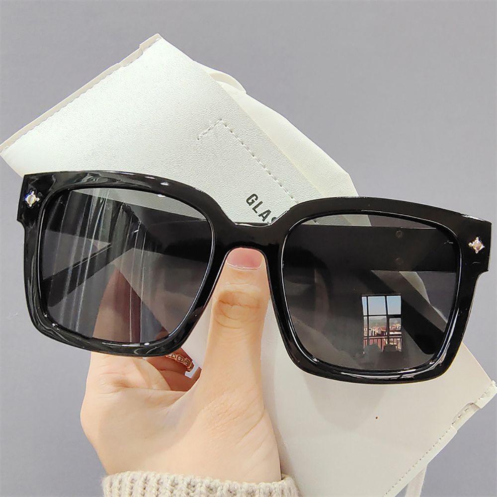 IVORY Kính Mát Gọng Vuông Chống Tia UV400 Chống Bức Xạ Phong Cách Hàn Quốc Cho Nữ