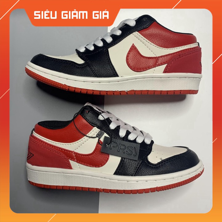 [BÁN CHẠY NHẤT SHOPEE] Giày Jordan, Giày Thể Thao Sneaker JD1 Màu Đỏ Đen Cao Cấp Full Size Nam Nữ