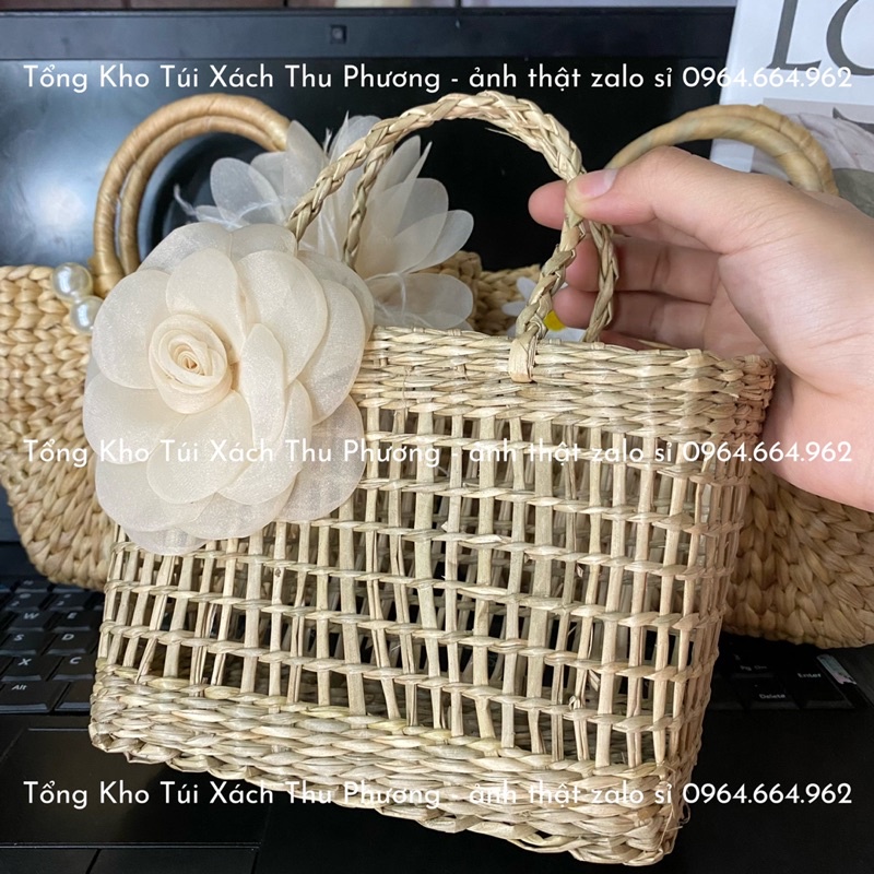 Túi cói đi biển, đi du lịch chất liệu tự nhiên chụp hình sống ảo bao xinh cho các nàng (xả lỗ)