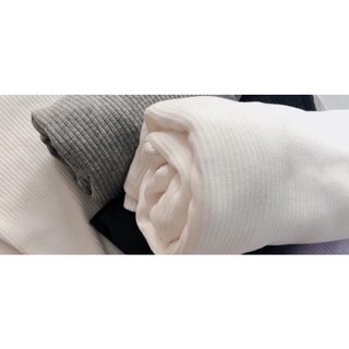 Áo len cotton cổ cao