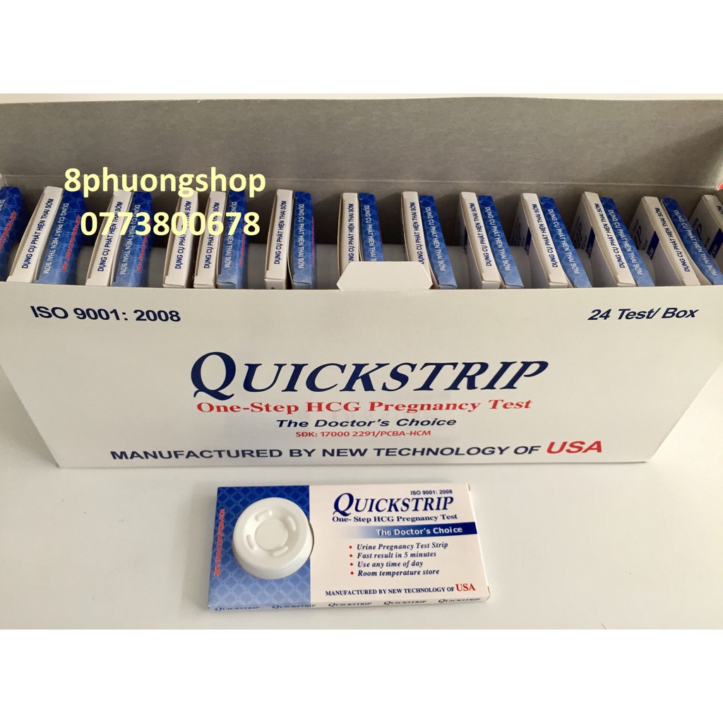 Hộp 24 Que Thử Thai Quickstrip