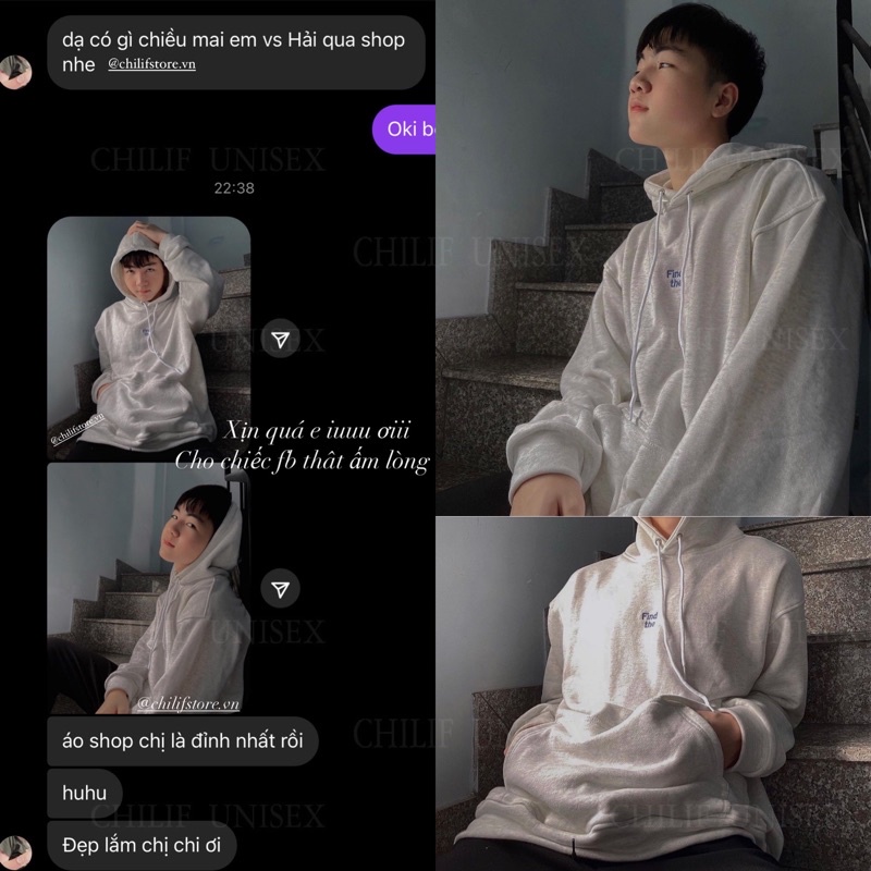 Áo Khoác ,Áo Hoodie Nỉ thêu “ FIND THE “ ulzzang unisex chất nỉ siêu mịn cực ấm | BigBuy360 - bigbuy360.vn