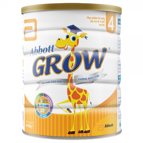 Sữa Bột Abott Grow Tăng Chiều Cao Số 2,3,4 lon 900g