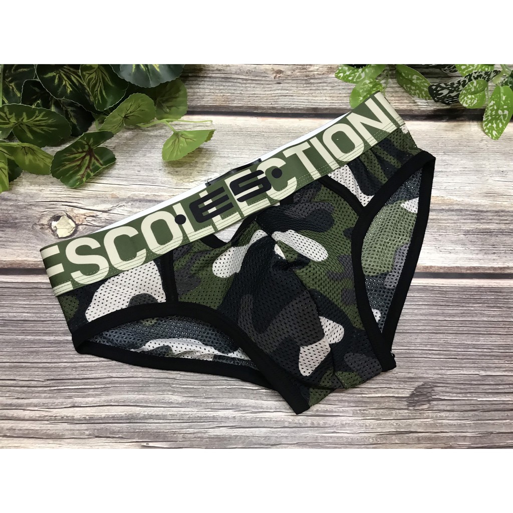 [free ship 50k + che tên đơn hàng] QUẦN LÓT TAM GIÁC HỞ TRƯỚC SAU NAM GIỚI ES (HÌNH THẬT)