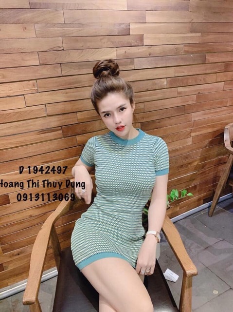 Váy len màu xanh body | BigBuy360 - bigbuy360.vn