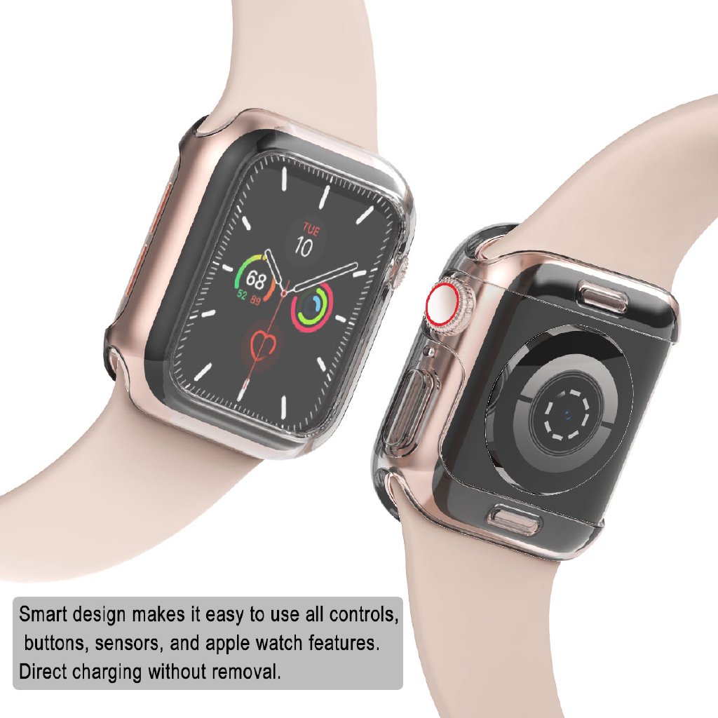 Ốp Bảo Vệ Mặt Đồng Hồ Apple Watch Iwatch Se Series 6 / 5 / 4 / 3 / 2 / 1 38mm 40mm 42mm 44mm Is1E