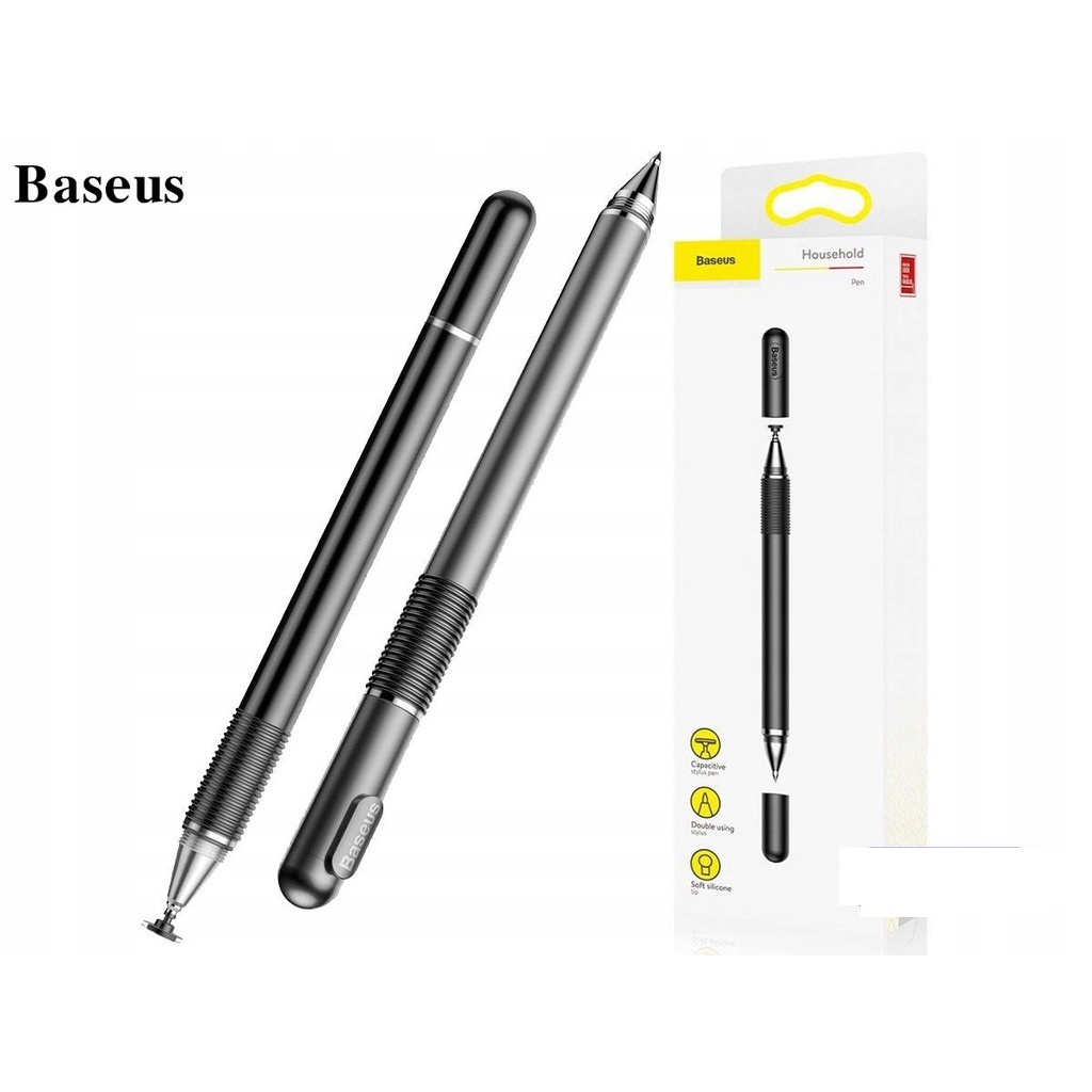 Bút cảm ứng điện dung 2 trong 1 Baseus HouseHold Pen dùng cho Điện thoại, Ipad, Tablet