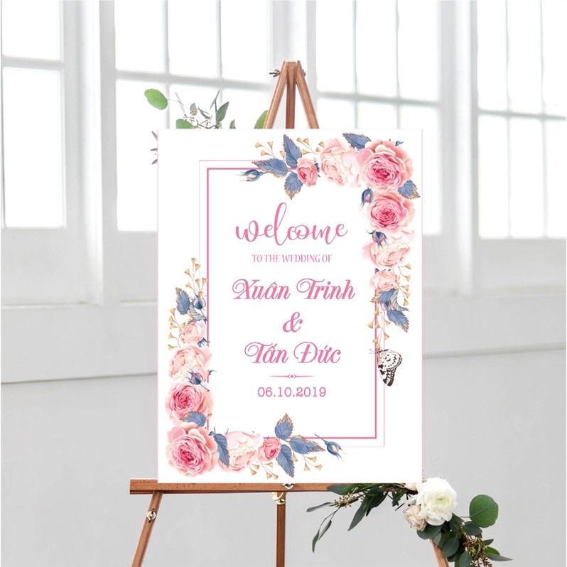 Bảng tên đám cưới siêu đẹp