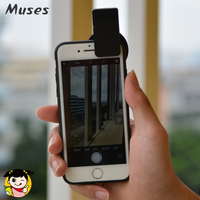 Kẹp ống kính lọc ND2 - ND400 có thể điều chỉnh mật độ 37mm cho camera điện thoại Android iOS